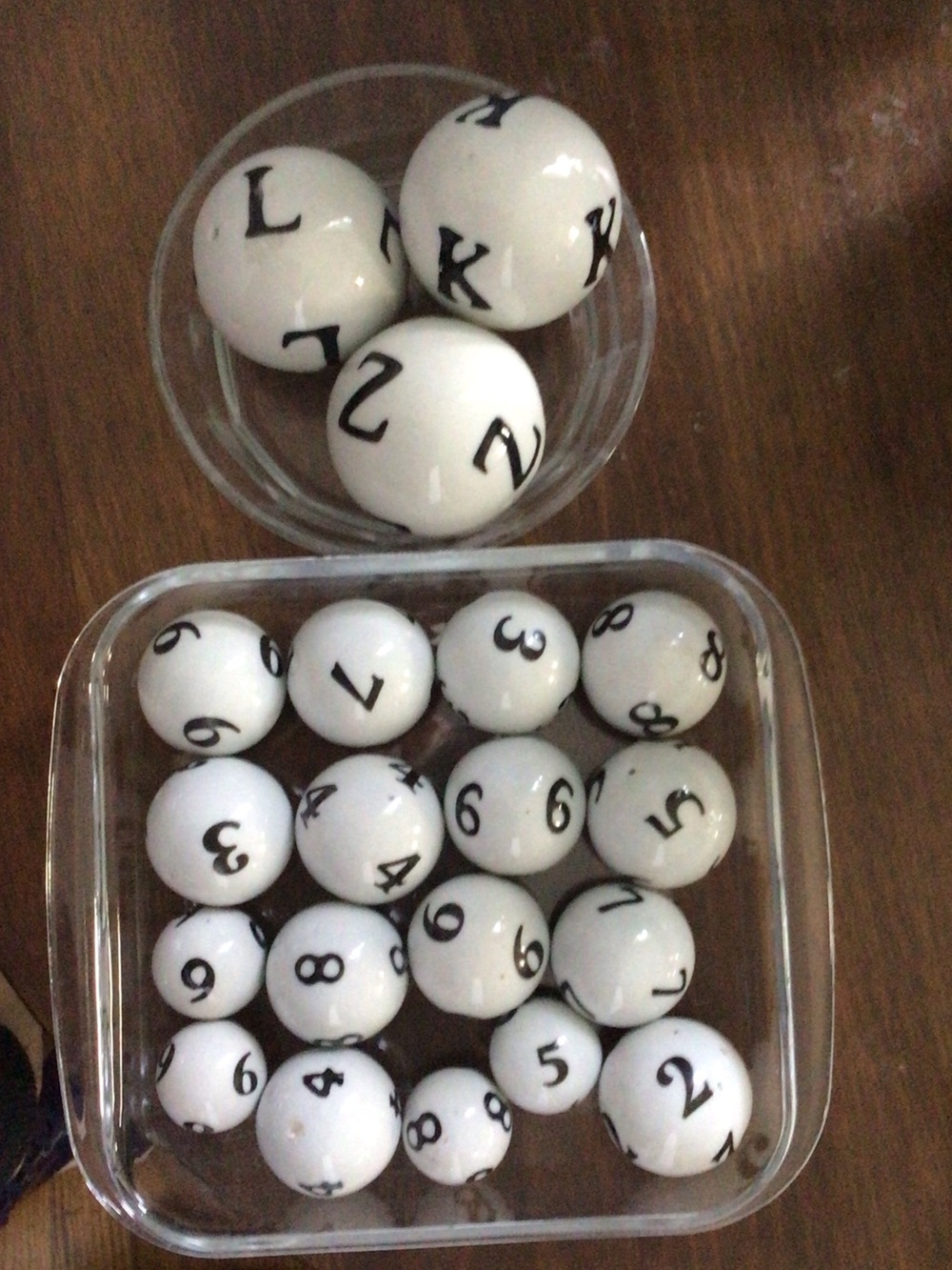 Porcelain balls w/  Type